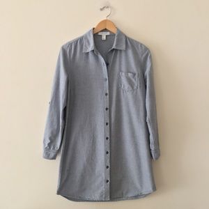 Forever 21 Chambray Button Down Dress